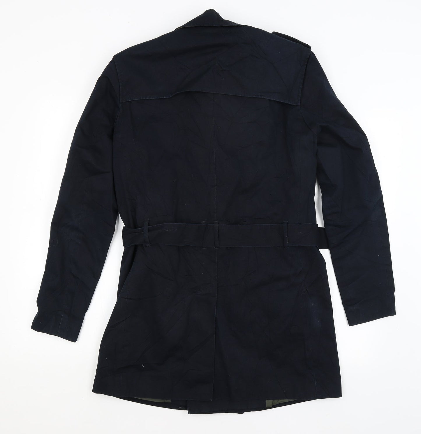 River Island Womens Blue   Overcoat Coat Size S