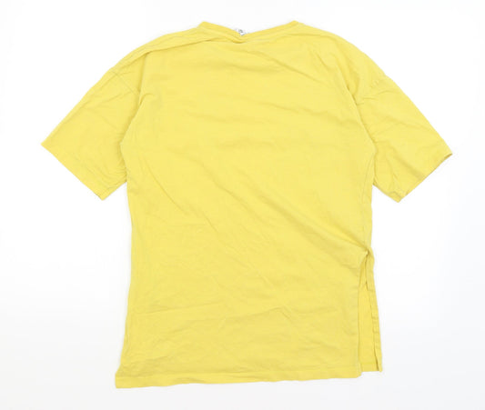 Disney Womens Yellow   Basic T-Shirt Size 2XS  - Winnie the Pooh
