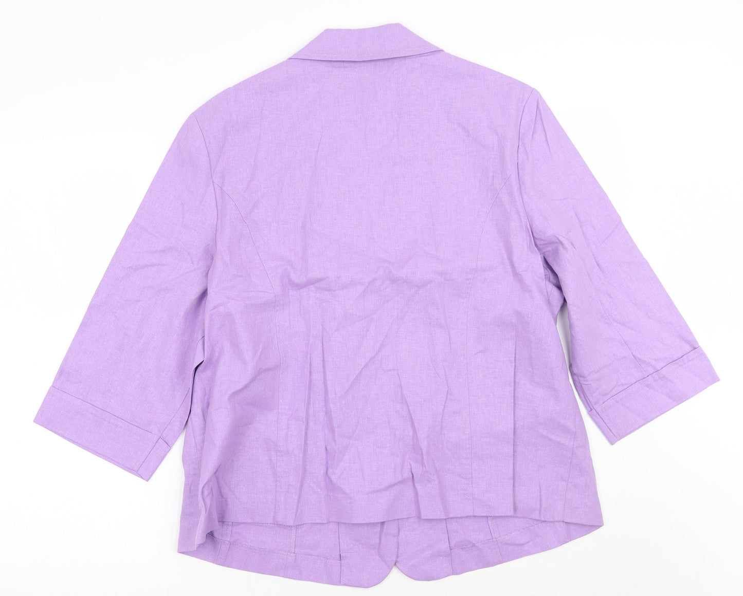 Isle Womens Purple   Jacket Blazer