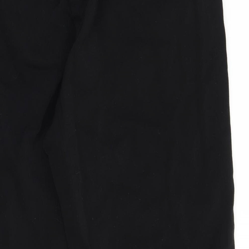 Preworn Womens Black   Trousers  Size 34 L28 in