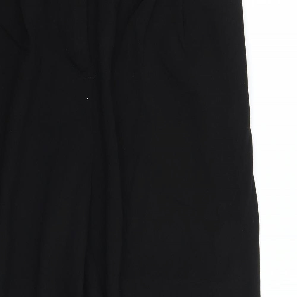 H&M Womens Black   Trousers  Size 8 L28 in