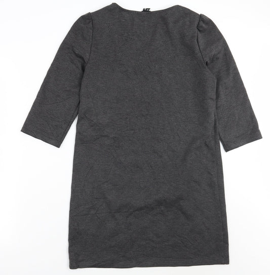 Newlook Womens Grey   A-Line  Size 10