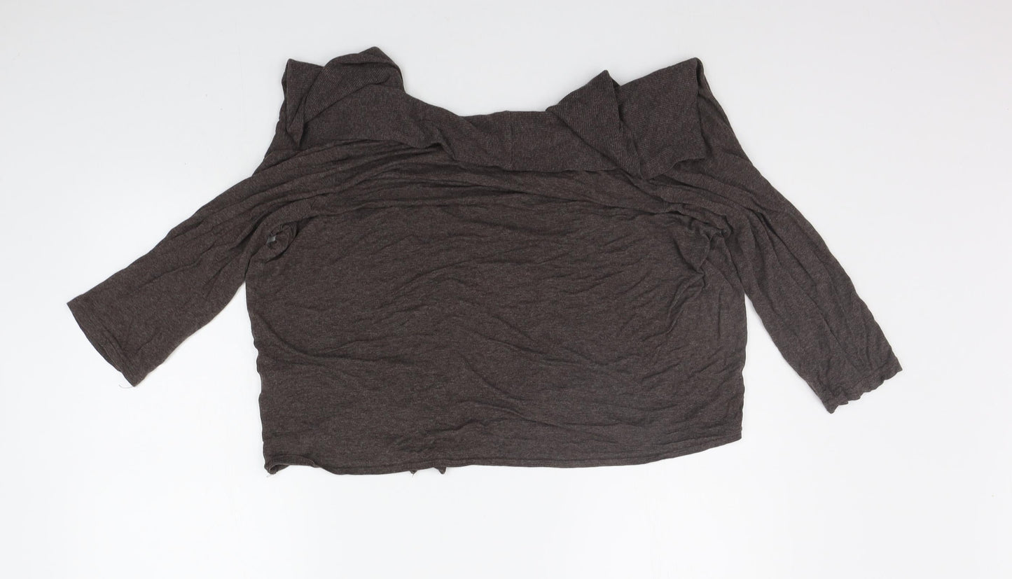 New Look Womens Brown   Cardigan Jumper Size 16