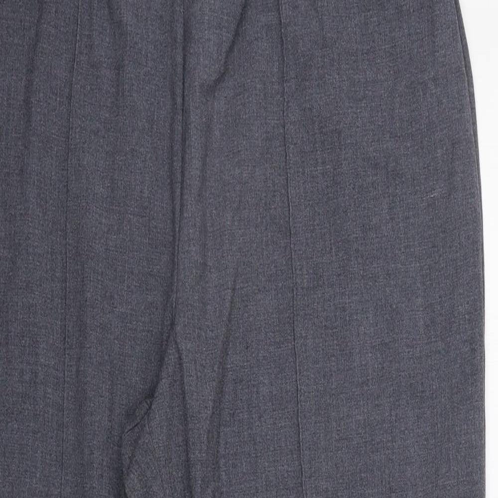 EWM Womens Grey   Trousers  Size 14 L24 in