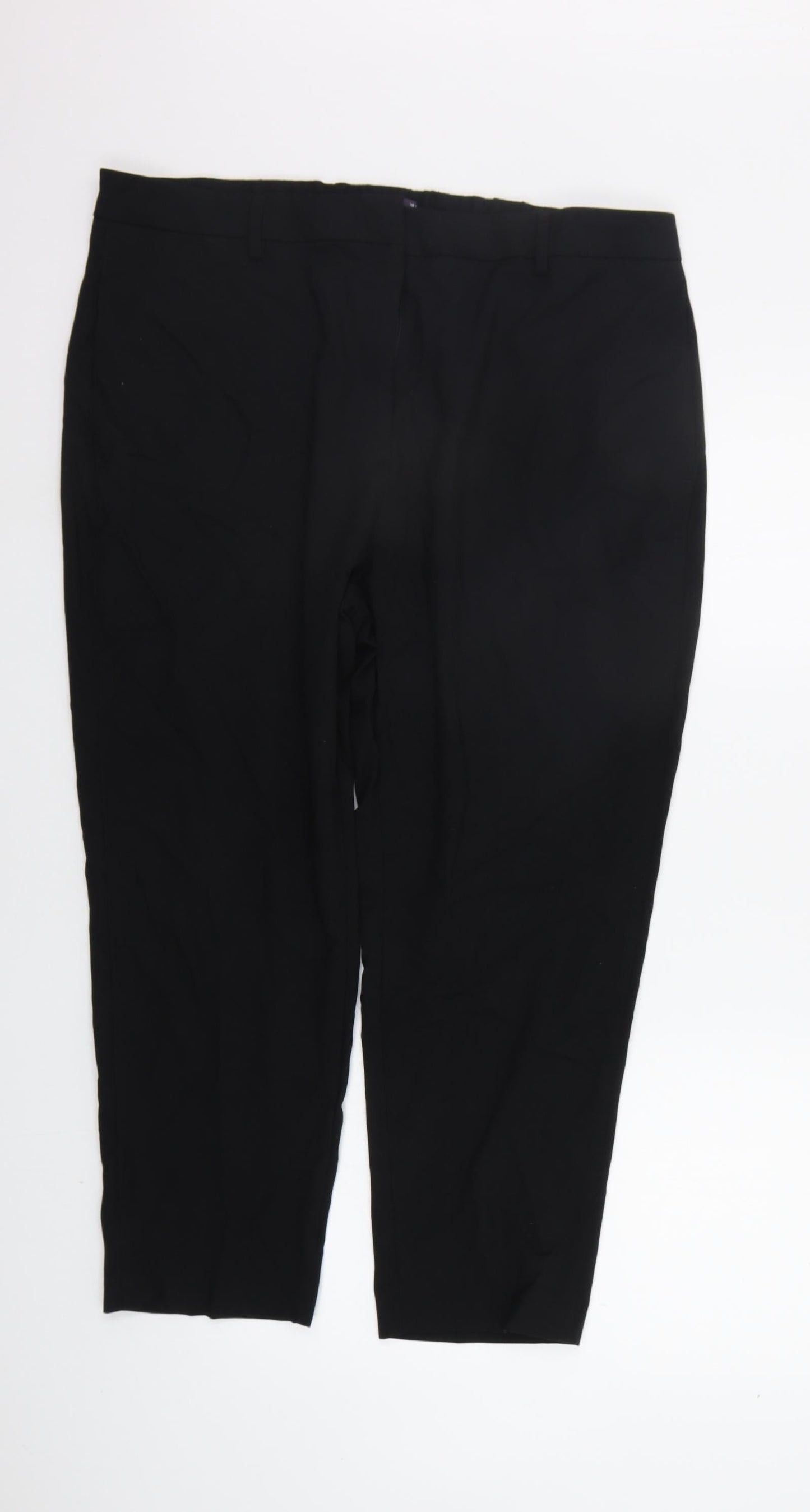 Marks and Spencer Womens Black   Trousers  Size 18 L24 in