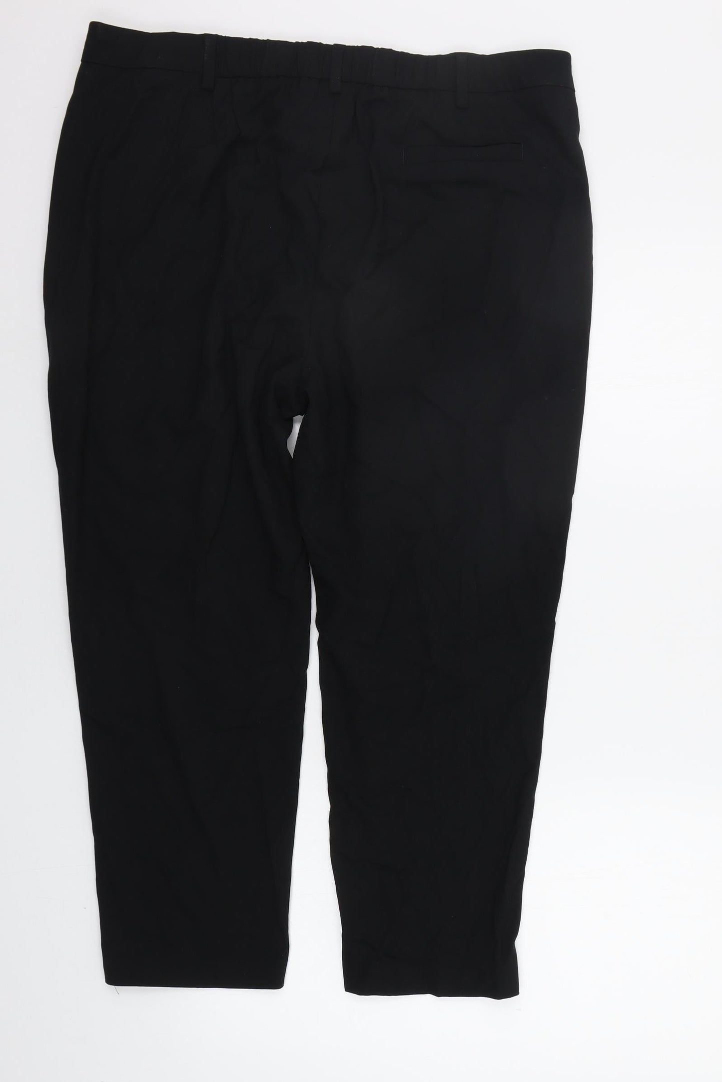 Marks and Spencer Womens Black   Trousers  Size 18 L24 in