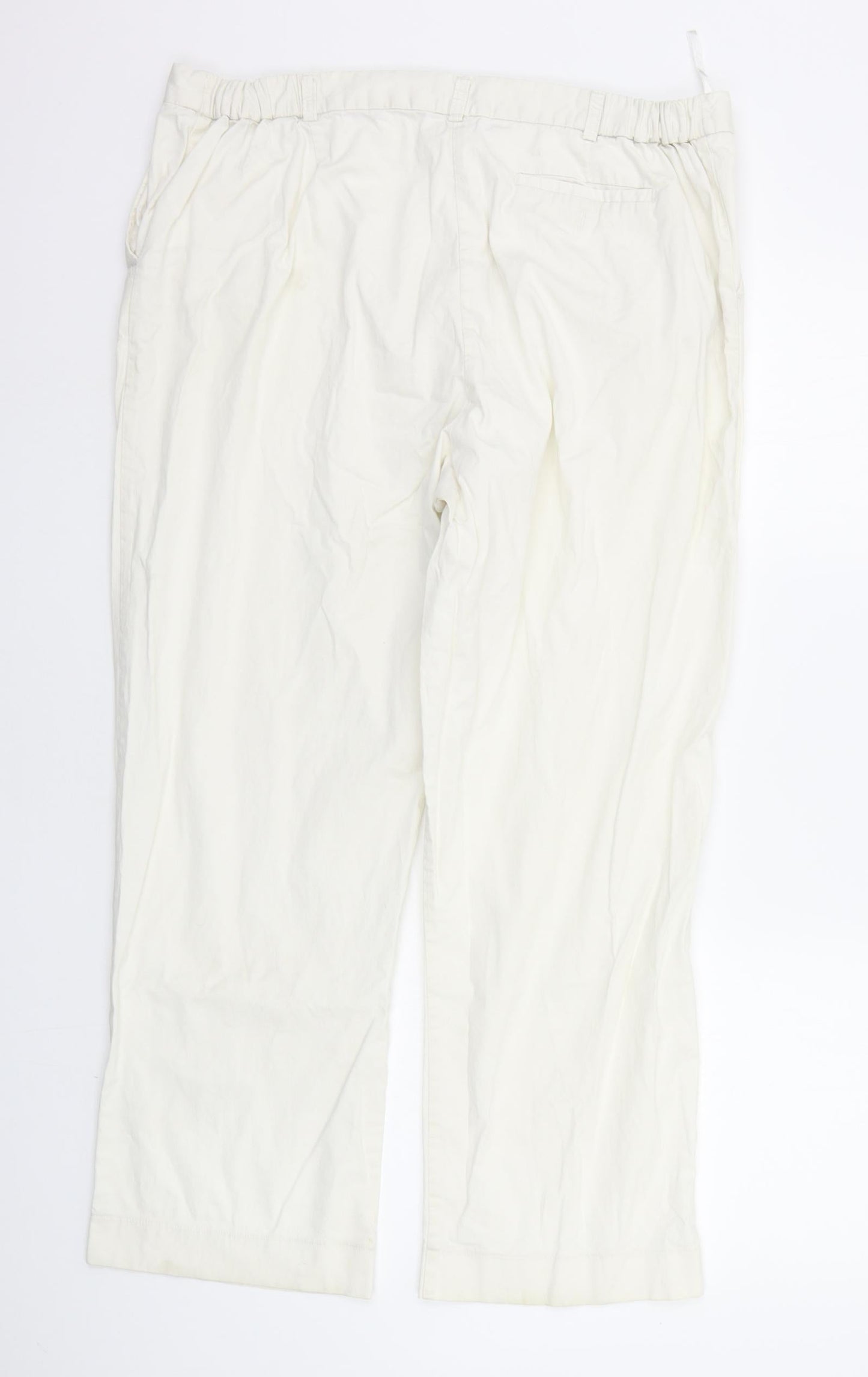 First Avenue Womens White   Trousers  Size 18 L26 in
