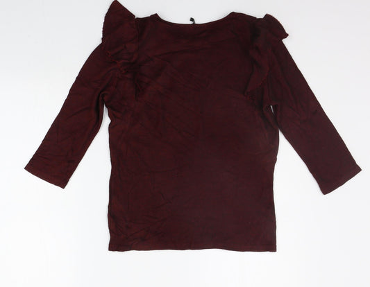 Only Womens Purple   Basic T-Shirt Size S