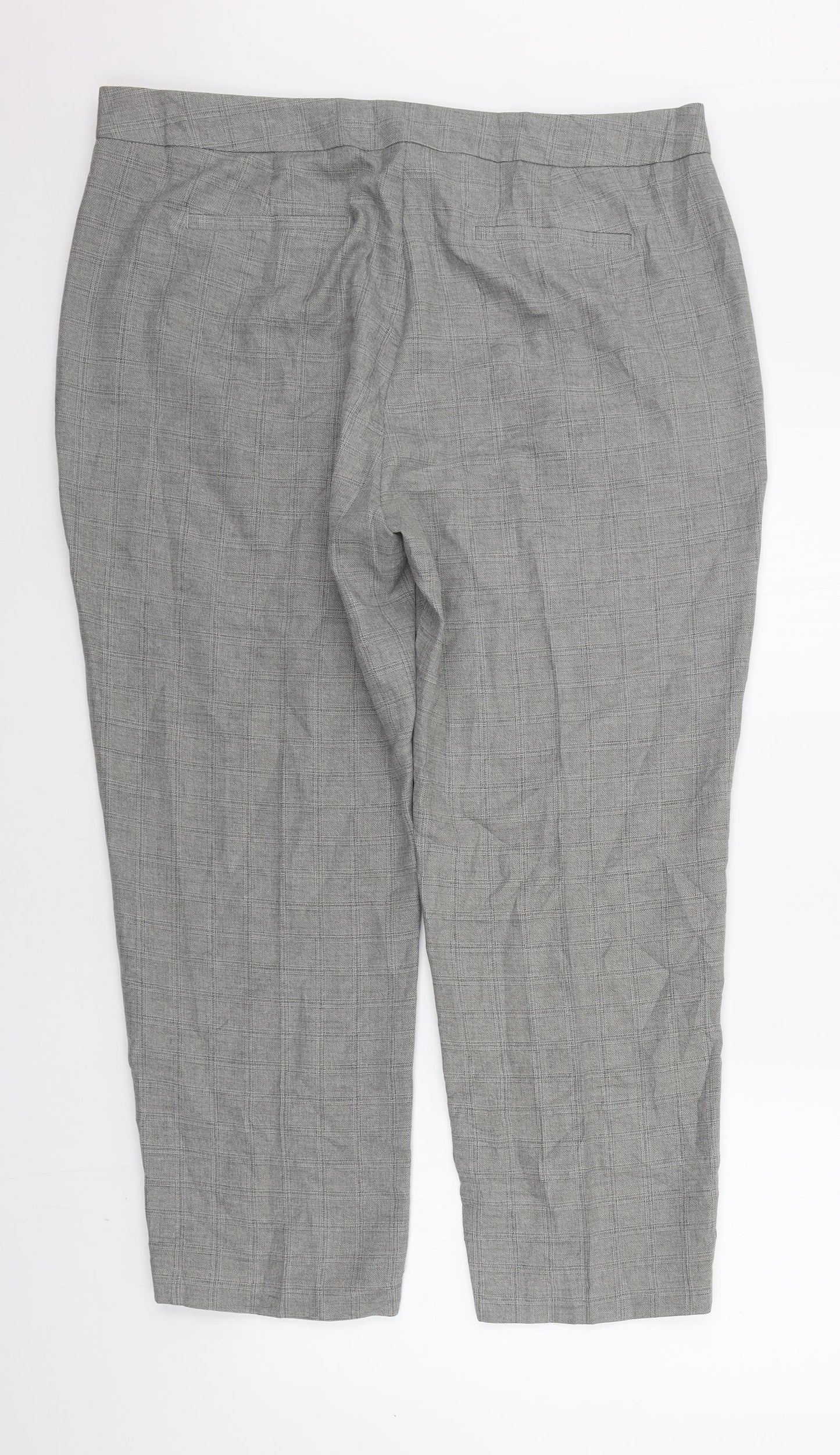 Marks and Spencer Womens Grey   Trousers  Size 18 L25 in