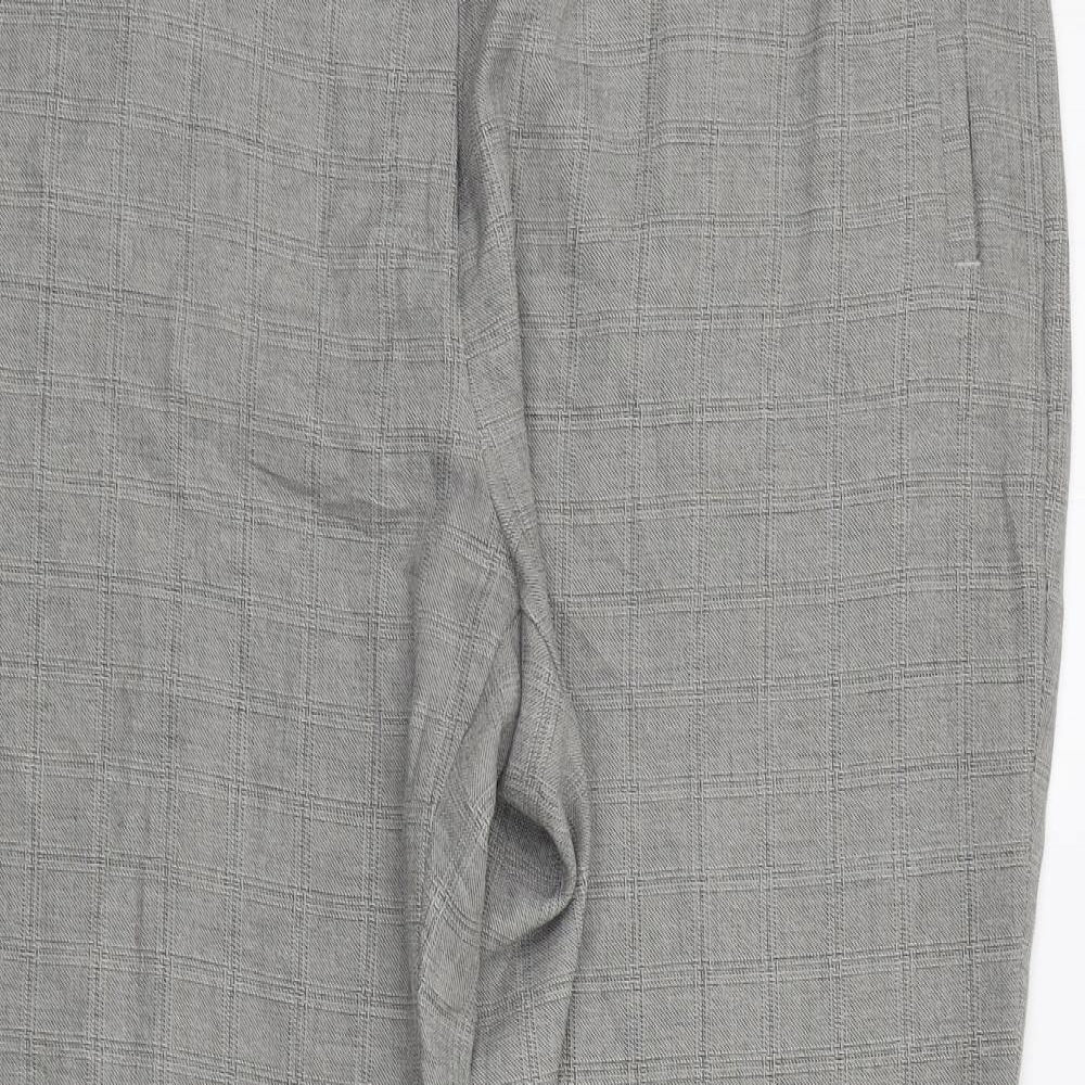 Marks and Spencer Womens Grey   Trousers  Size 18 L25 in