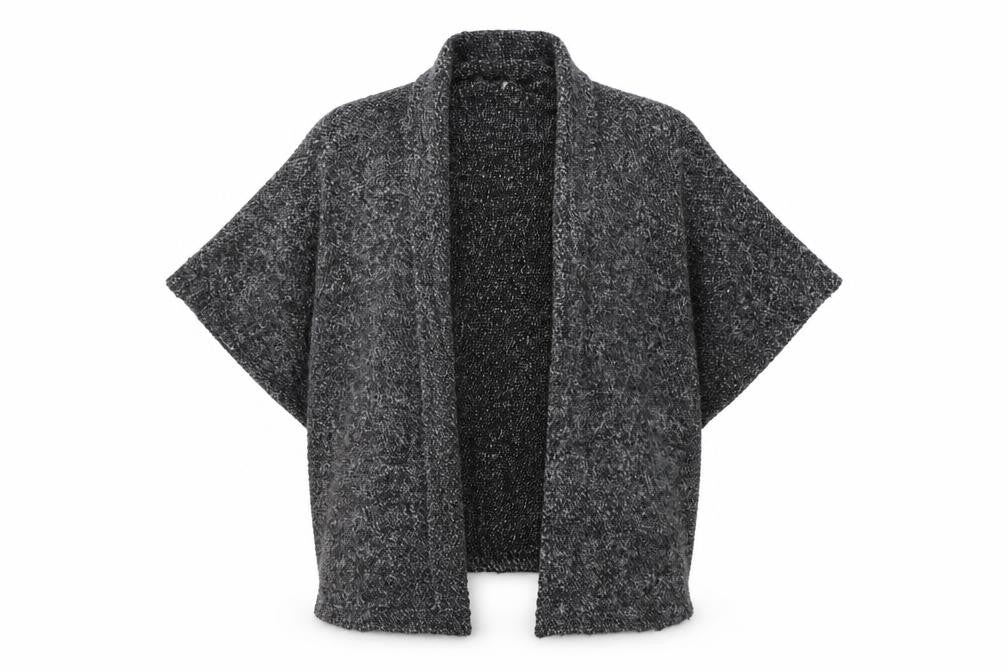 Front view of Atmosphere women’s green cardigan jumper, size S