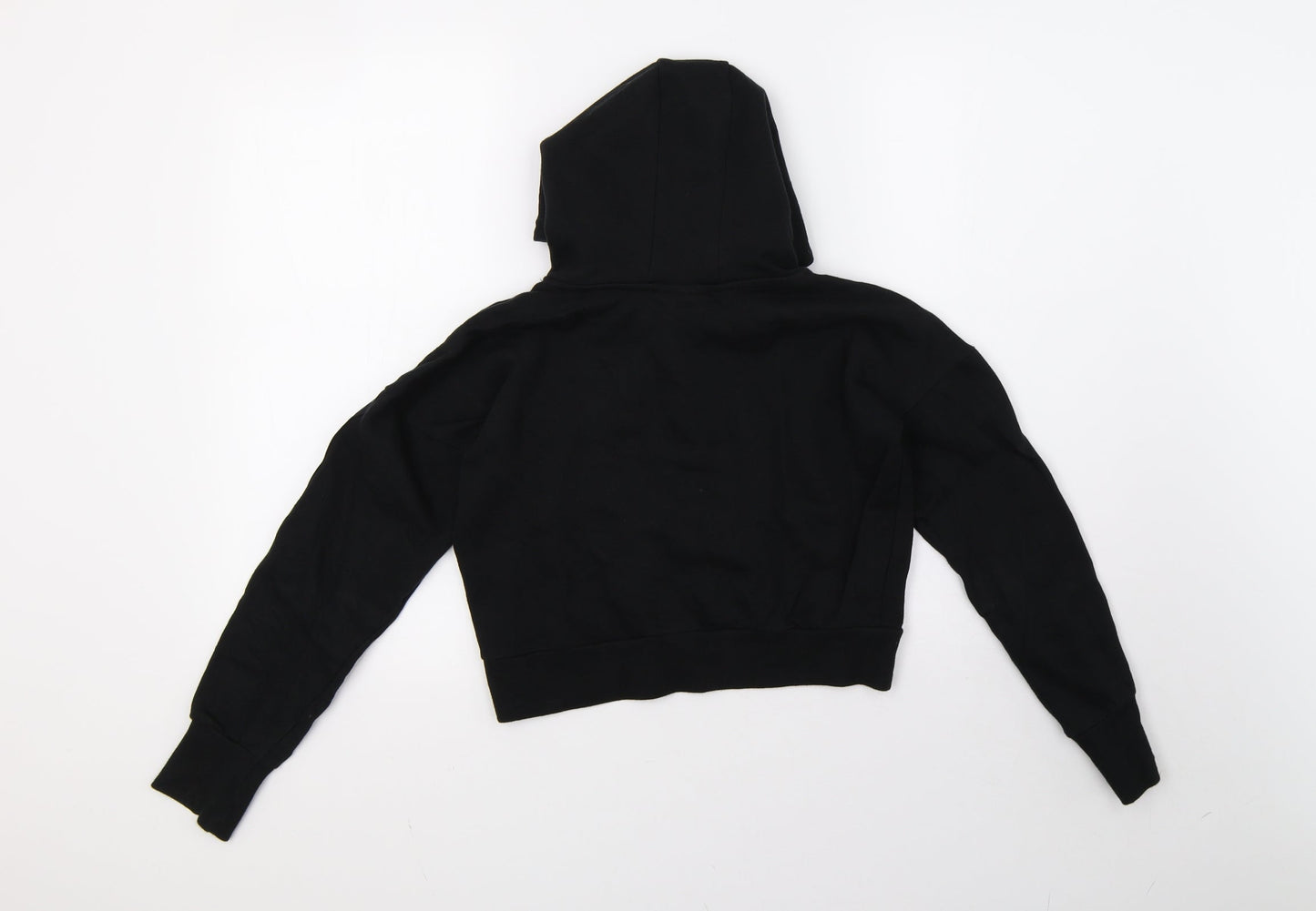 USA Pro Girls Black   Pullover Hoodie Size 11-12 Years  - cropped