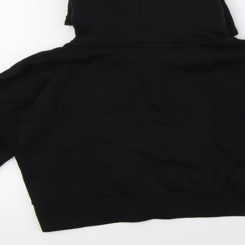 USA Pro Girls Black   Pullover Hoodie Size 11-12 Years  - cropped