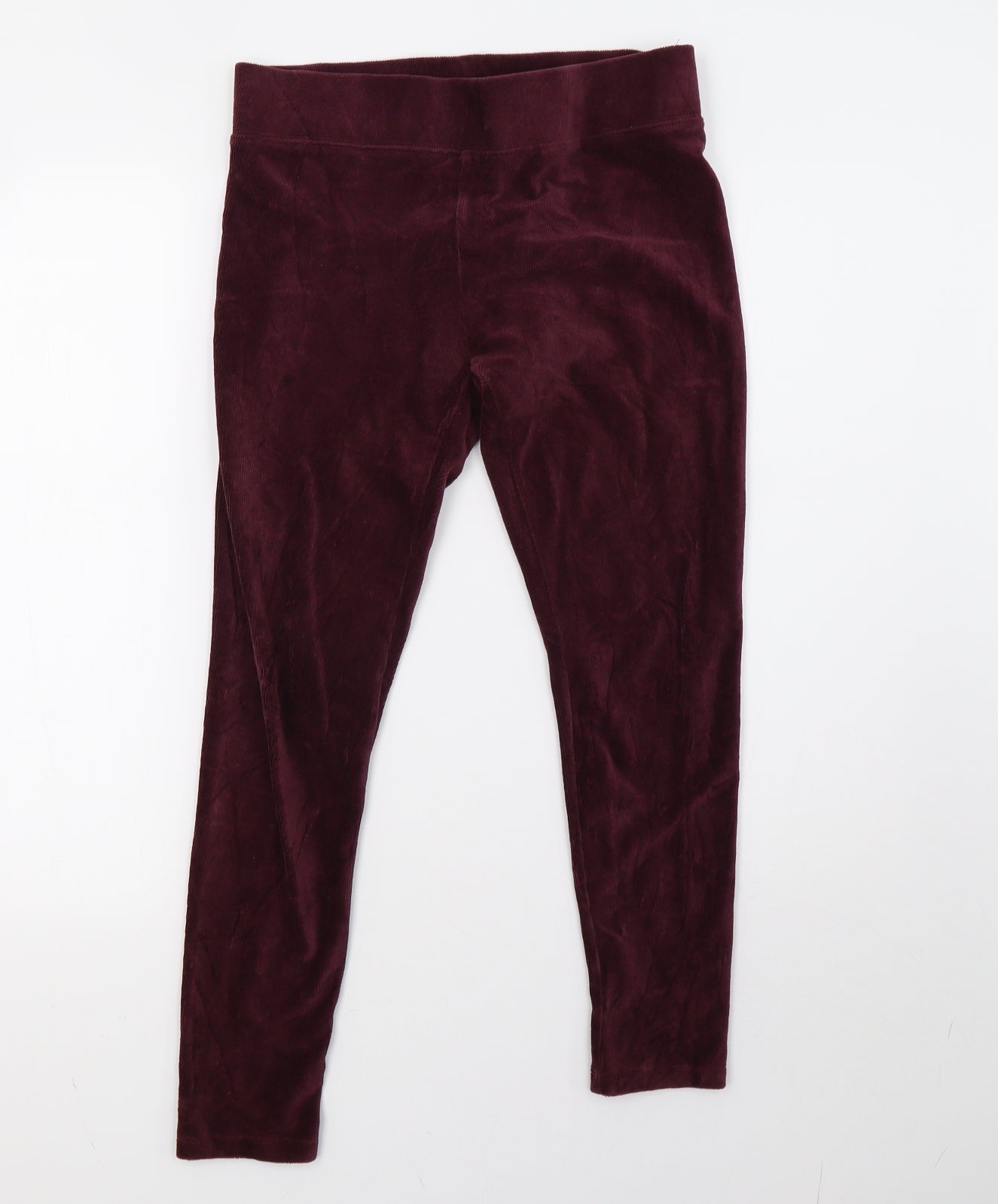 Marks and Spencer Womens Purple   Trousers  Size 10 L25 in