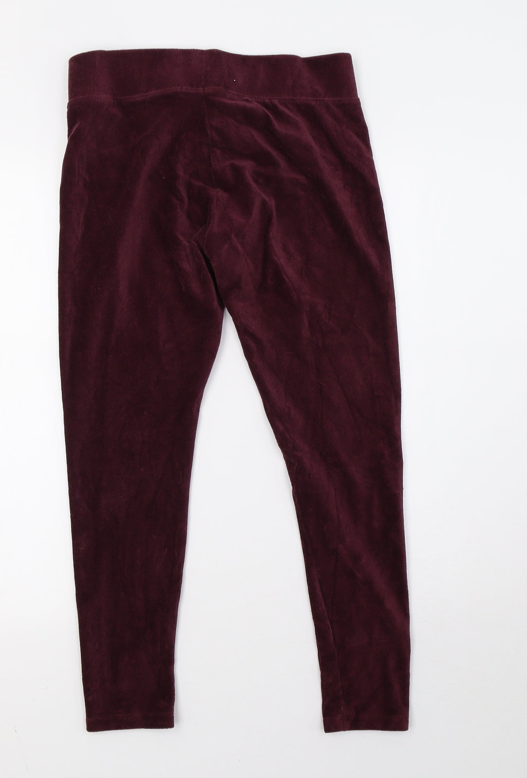 Marks and Spencer Womens Purple   Trousers  Size 10 L25 in