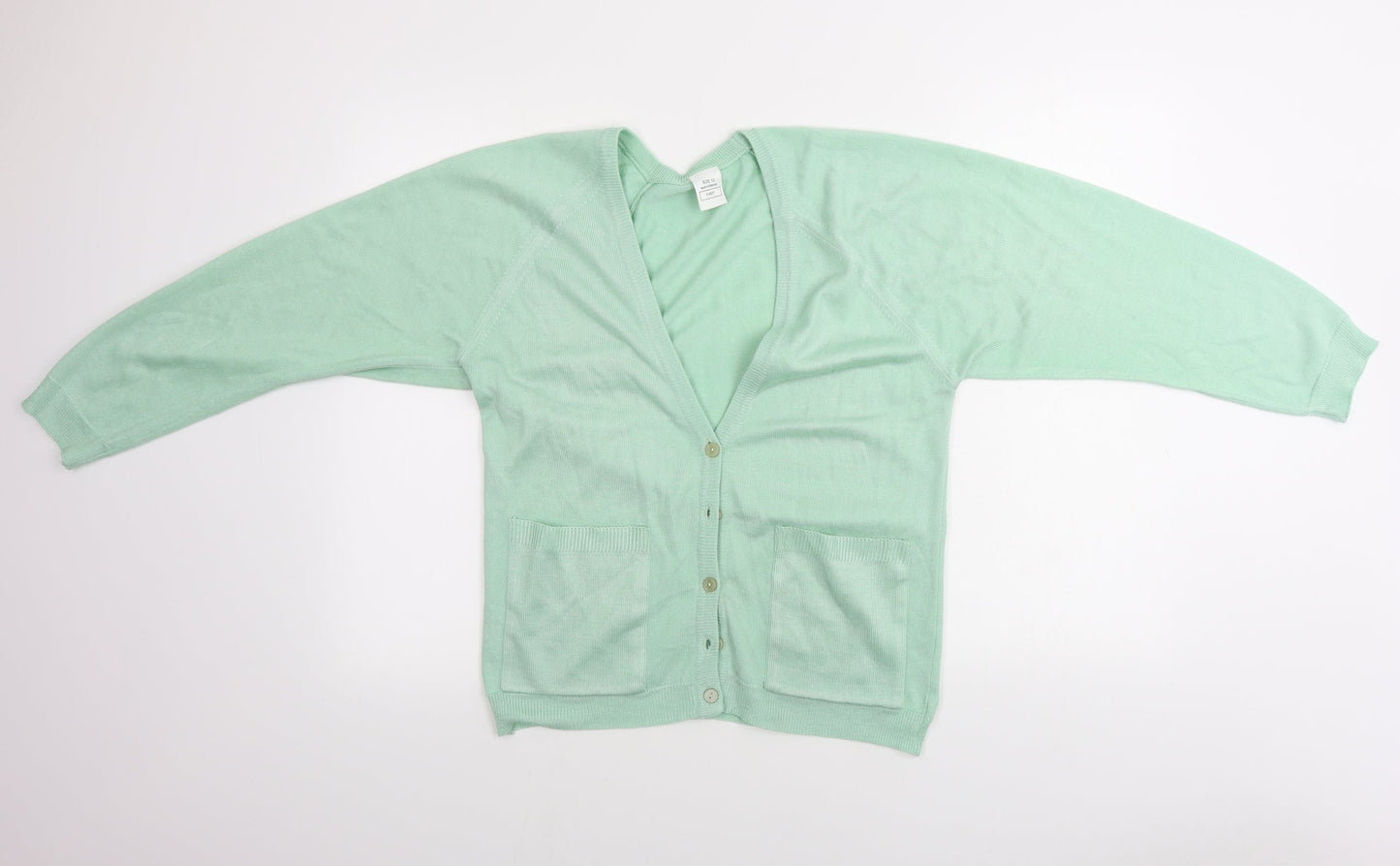 Preworn  Womens Green   Cardigan Jumper Size 12