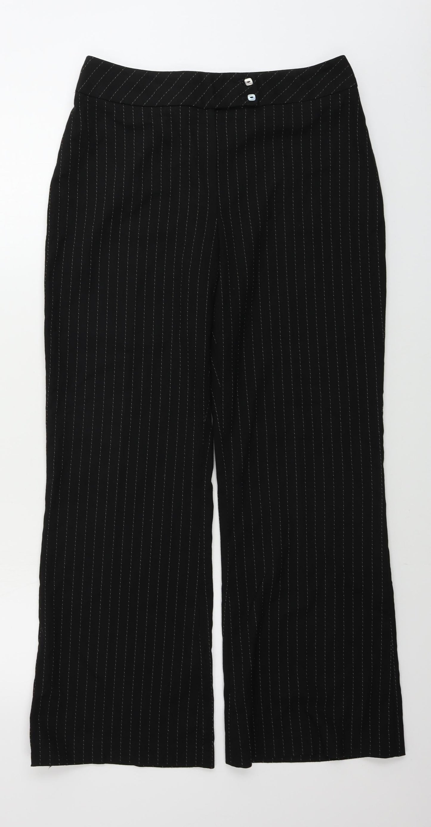 Principles Womens Black   Trousers  Size 12 L26 in