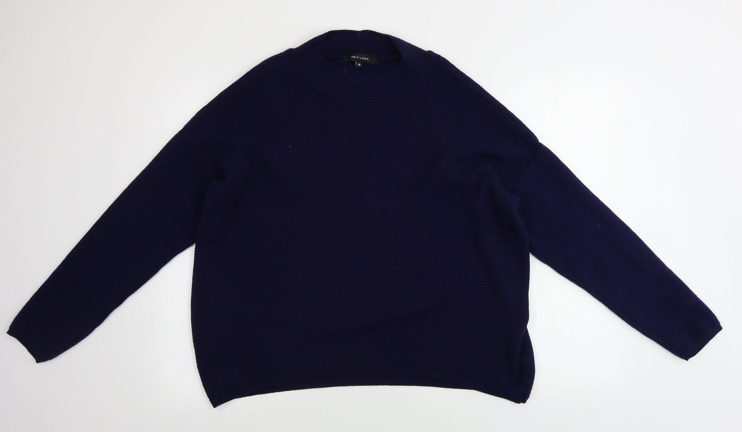 new look  Womens Blue   Pullover Jumper Size 16