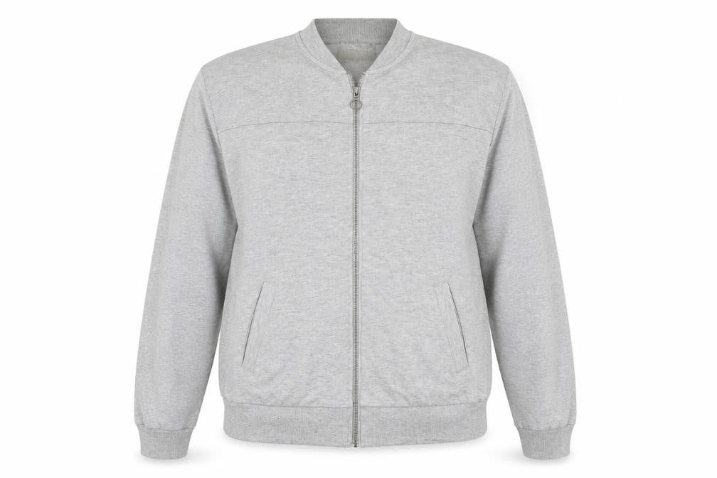 Front view of ASOS women’s grey jacket coatigan, size UK 8