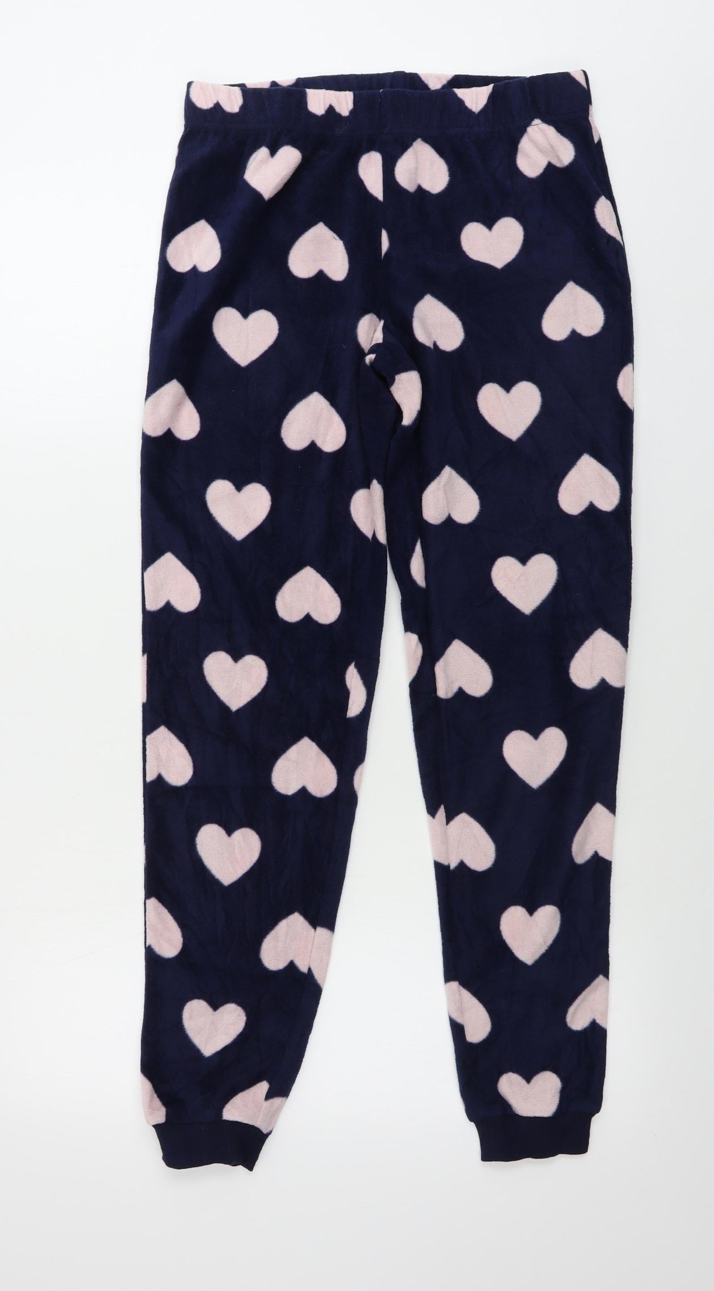 Debenhams  Womens Blue   Sweatpants Trousers Size 8 L27 in - hearty pattern