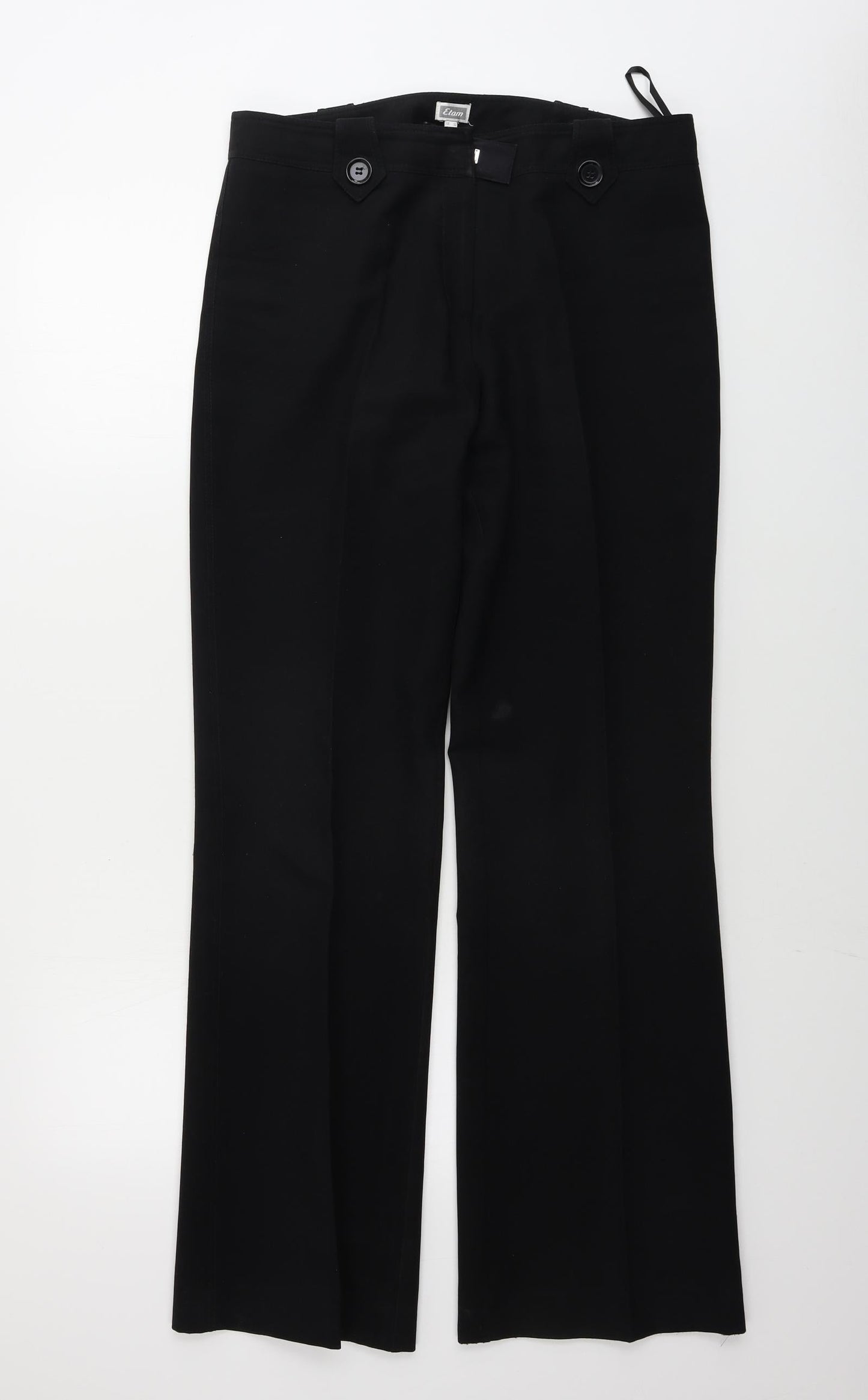 Etam Womens Black   Trousers  Size 12 L29 in