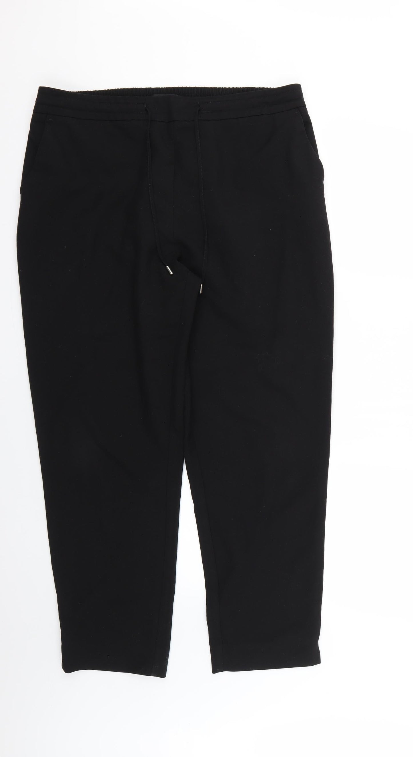 collection Womens Black   Trousers  Size 16 L26 in
