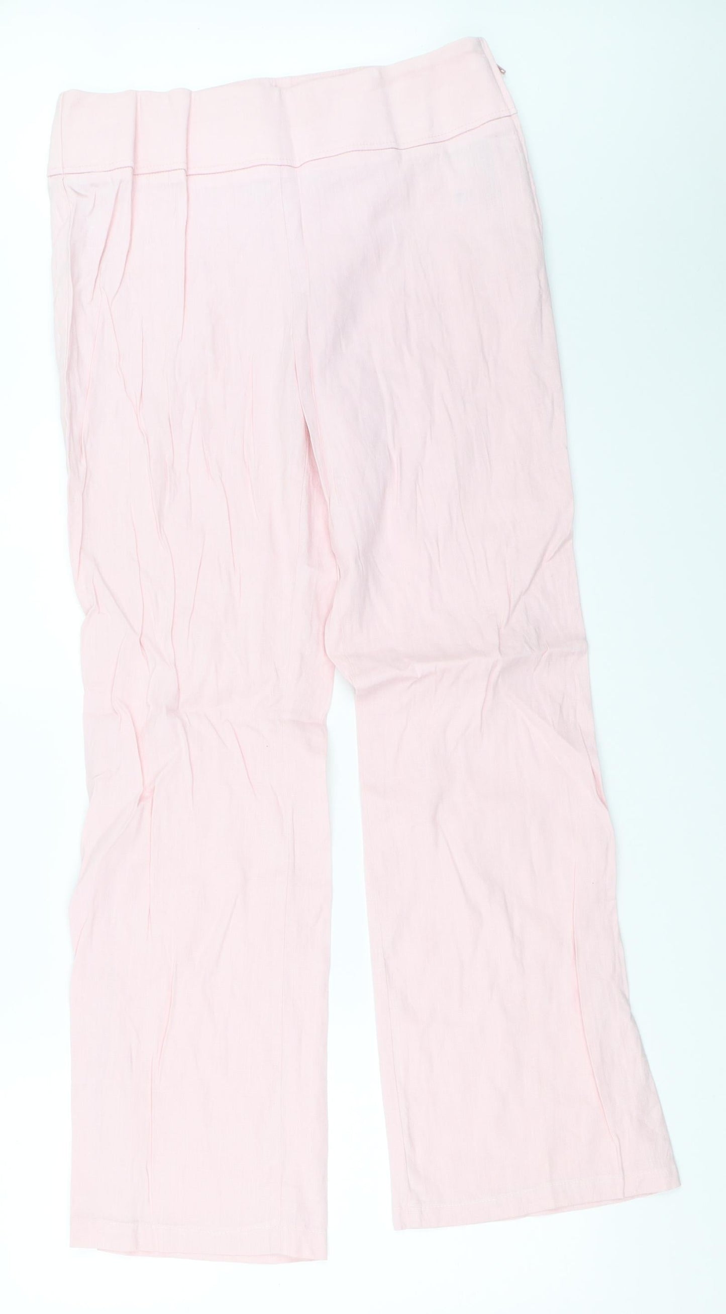 Marks and Spencer Womens Pink   Trousers  Size 14 L31.5 in