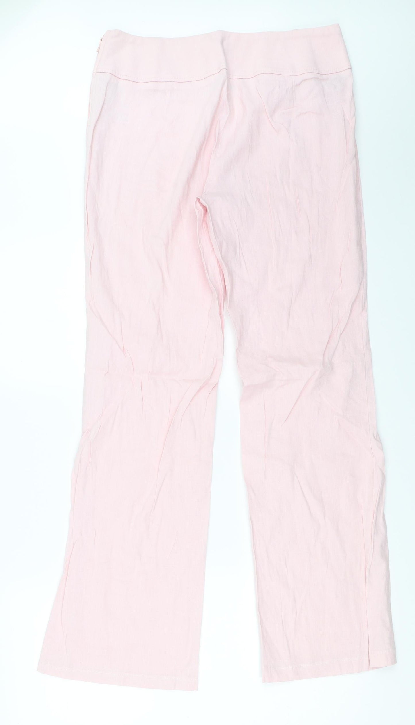 Marks and Spencer Womens Pink   Trousers  Size 14 L31.5 in