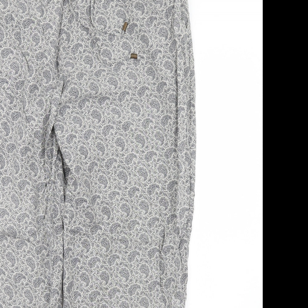 Marisota Womens Blue Fair Isle  Trousers  Size 18 L31 in