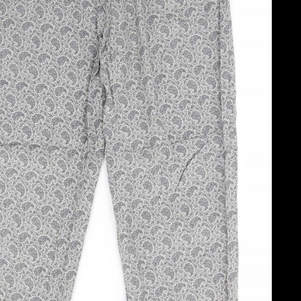 Marisota Womens Blue Fair Isle  Trousers  Size 18 L31 in