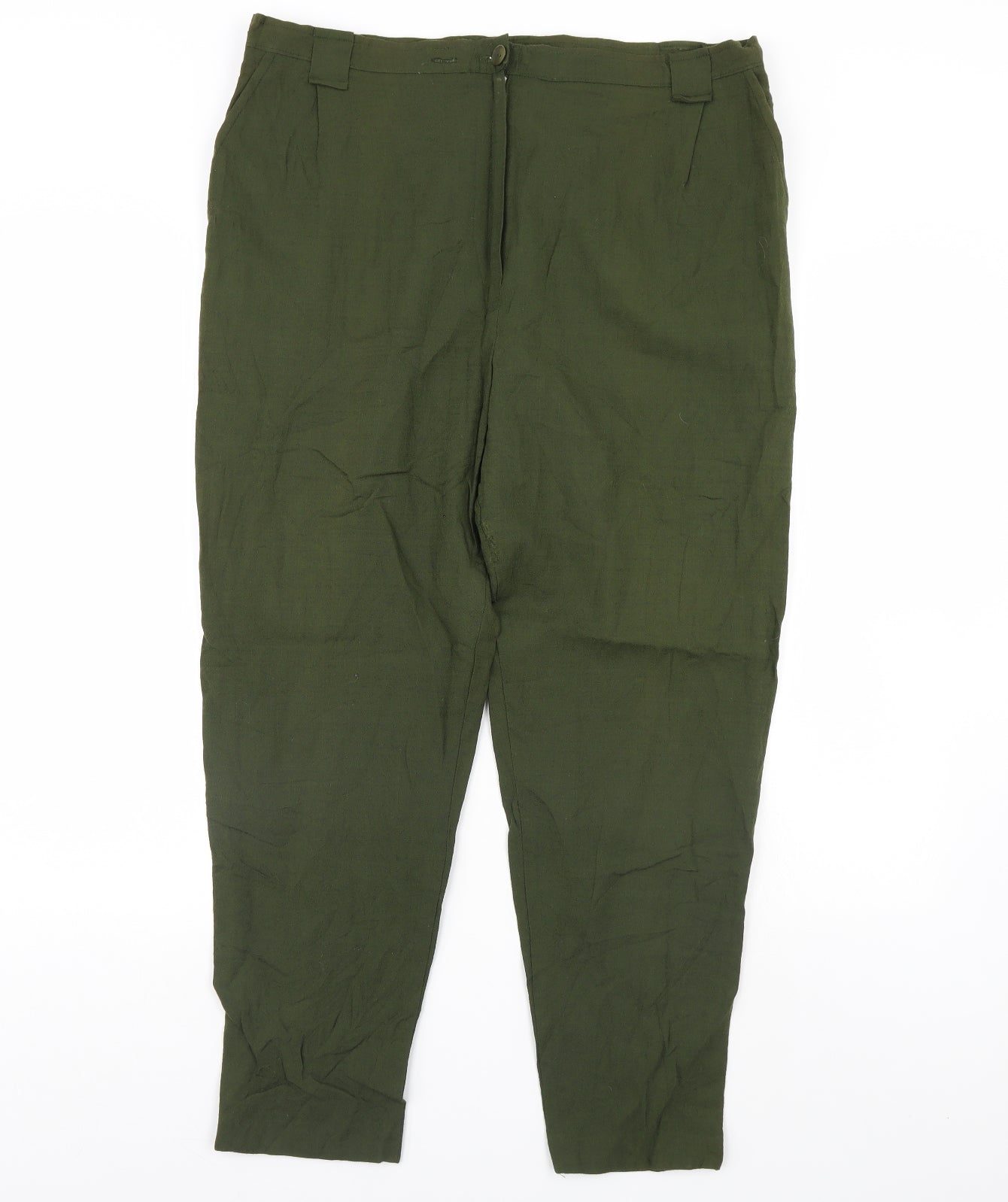 Preworn Womens Green   Trousers  Size 36 in L30 in