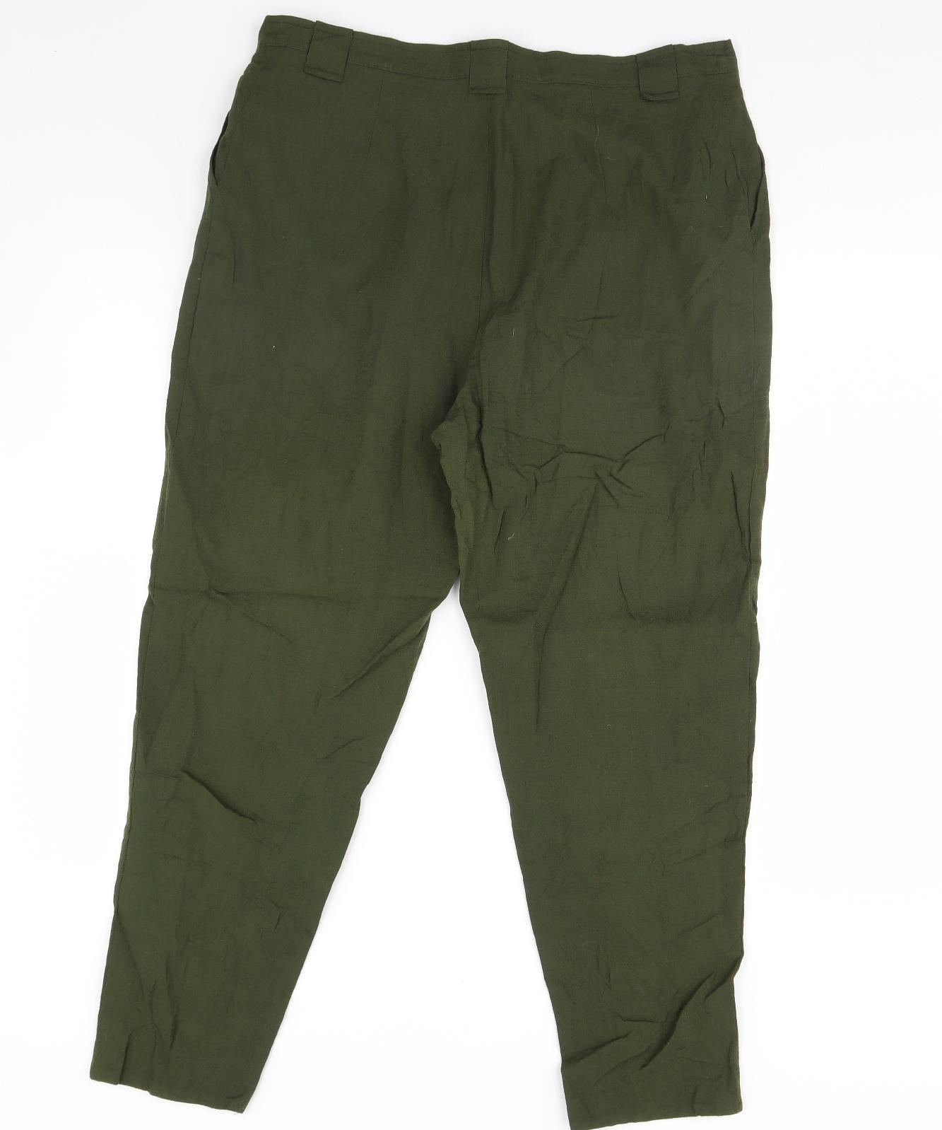Preworn Womens Green   Trousers  Size 36 in L30 in