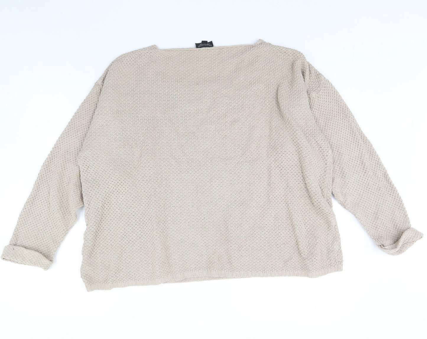 Topshop Womens Brown   Pullover Jumper Size 12