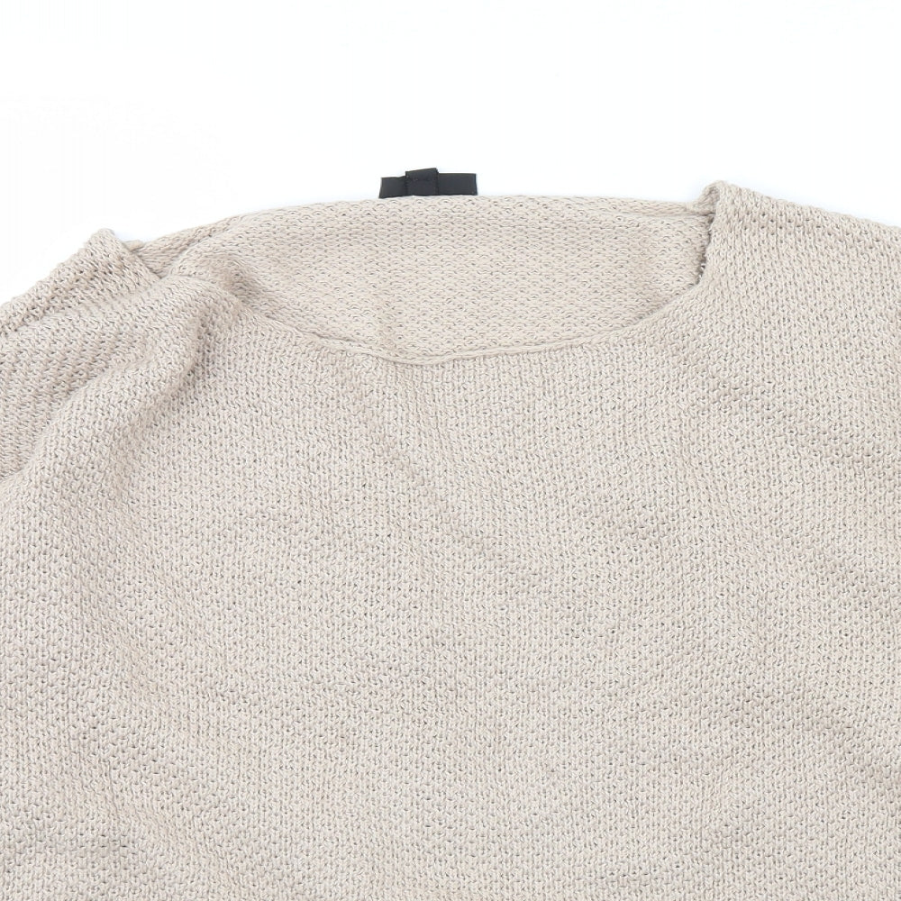Topshop Womens Brown   Pullover Jumper Size 12