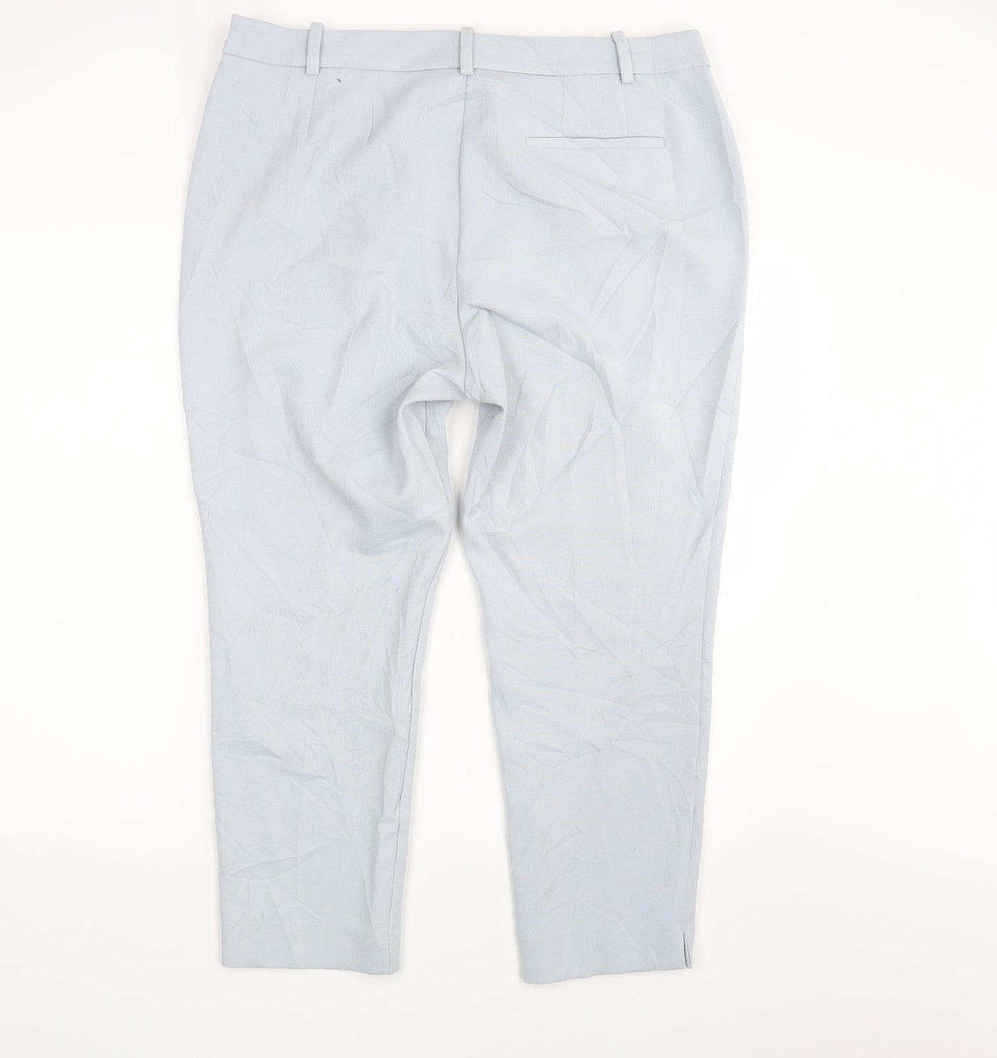 Marks and Spencer Womens Blue   Trousers  Size 18 L25 in
