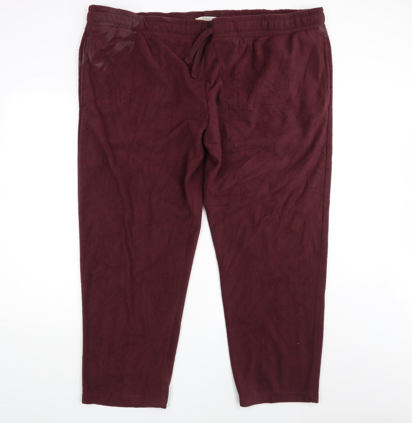 Marks and Spencer Womens Red   Sweatpants Trousers Size 4XL L26 in