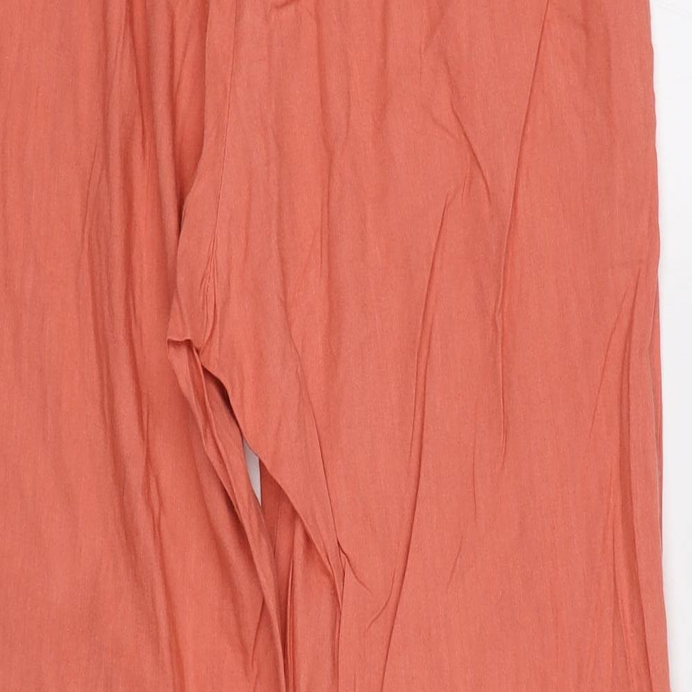 Topshop Womens Pink   Trousers  Size 10 L27 in