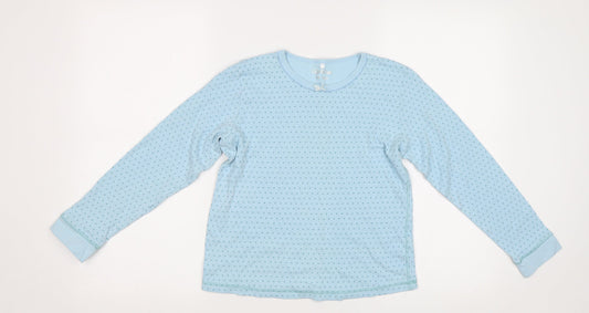 Lily&Dan Girls Blue Polka Dot  Top Pyjama Top Size 11-12 Years