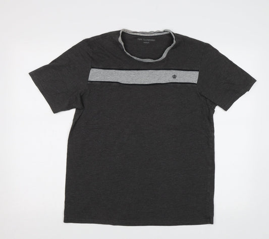 Net Mens Grey    T-Shirt Size M