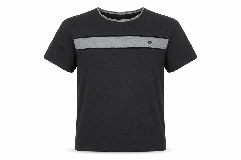 Front view of Net men’s grey t-shirt, size M