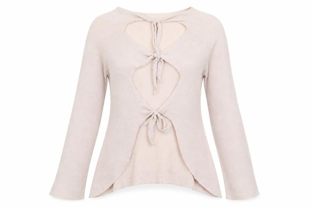 Zara Womens Pink   Pullover Jumper Size 8  - Open Back