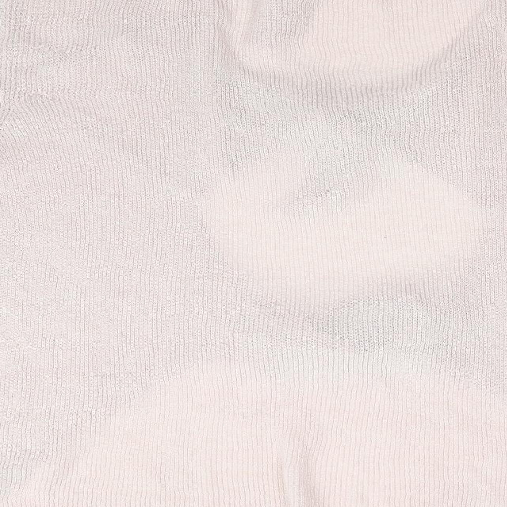 Zara Womens Pink   Pullover Jumper Size 8  - Open Back