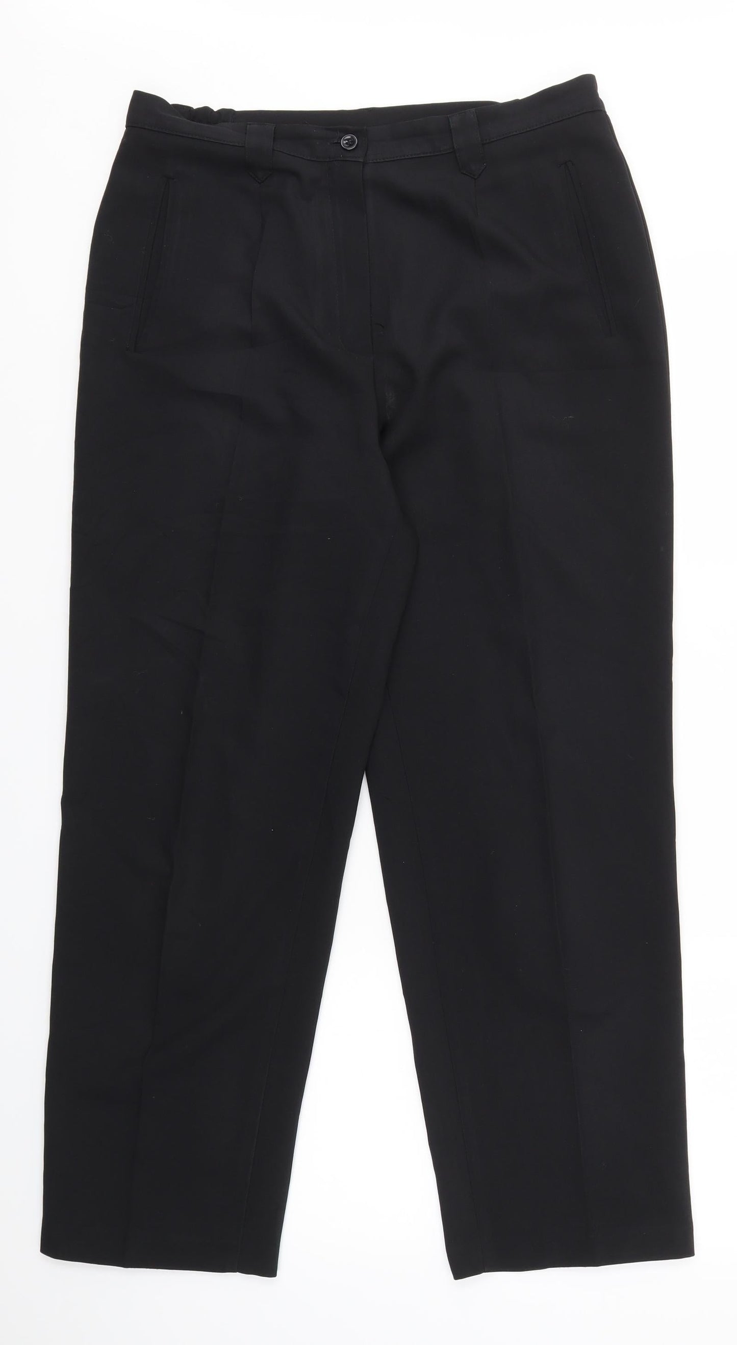 BHS Womens Black   Dress Pants Trousers Size 14 L29 in