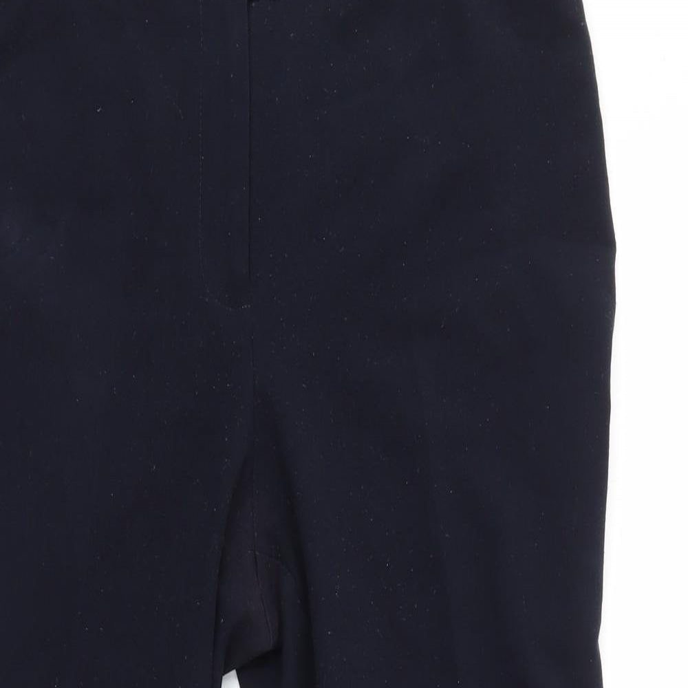 M&Co Womens Blue   Dress Pants Trousers Size 10 L25 in