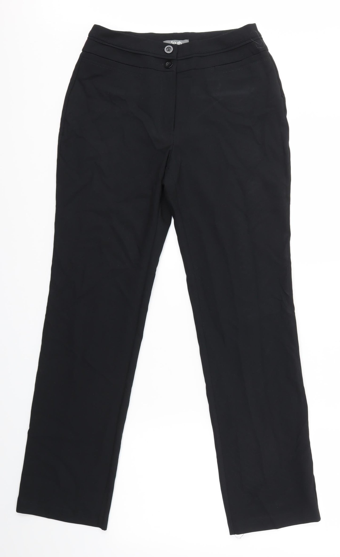 South Womens Black   Dress Pants Trousers Size 8 L29 in