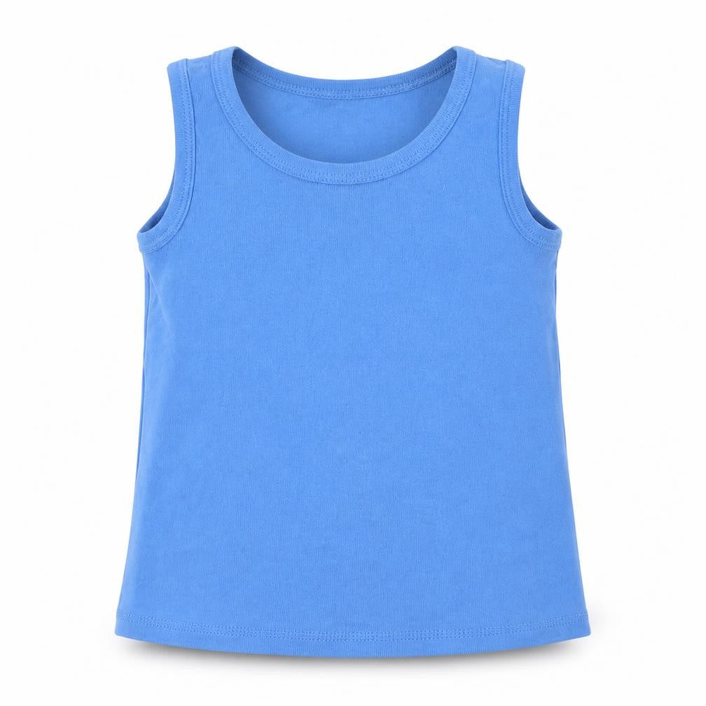 M&S Boys Blue   Basic Tank Size 2-3 Years
