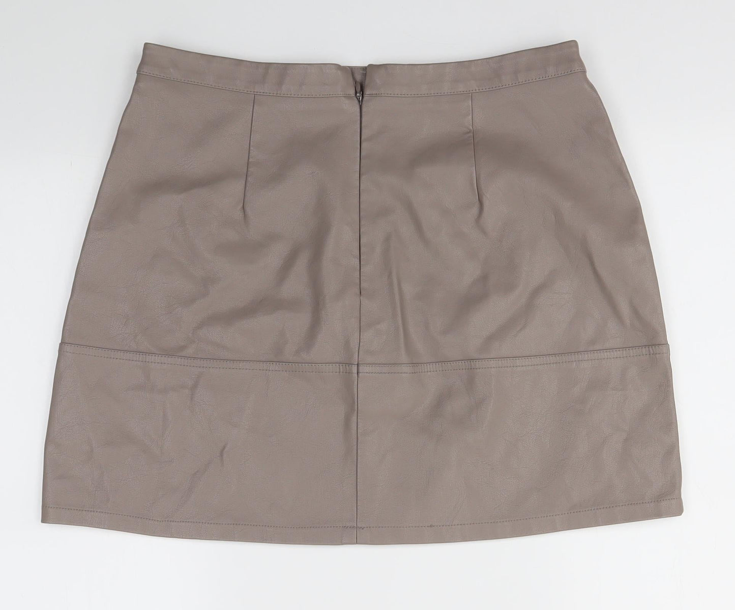 New Look Womens Grey   A-Line Skirt Size 12