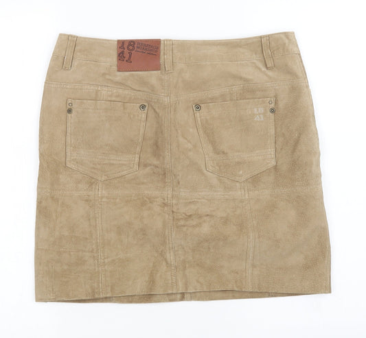 heritage workshop Womens Brown   Mini Skirt Size 12
