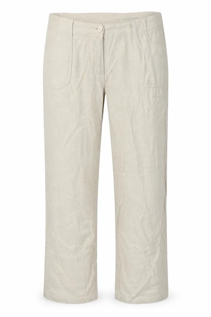 Mia Moda Womens Beige   Trousers  Size 12 L28 in