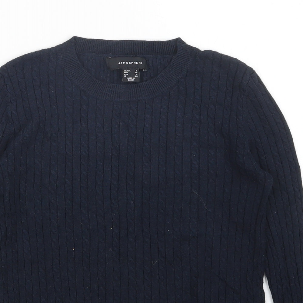 Atmosphere Womens Blue   Pullover Jumper Size 8